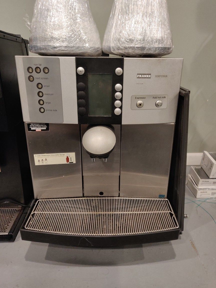 FRANKE SINFONIA Super Aitomatic Coffee Espresso Latte Machine. Commercial NFS for Sale in Niles