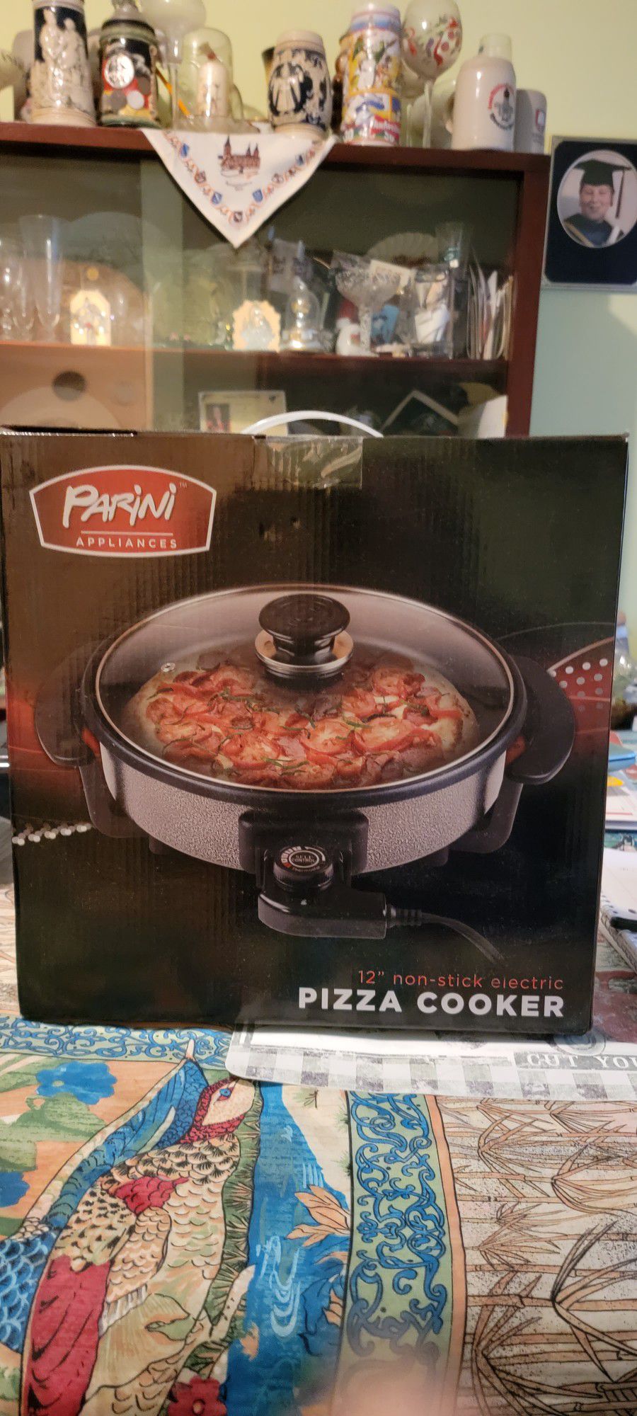 Parini Appliances 12" Non-stick Electric Pizza Cooker