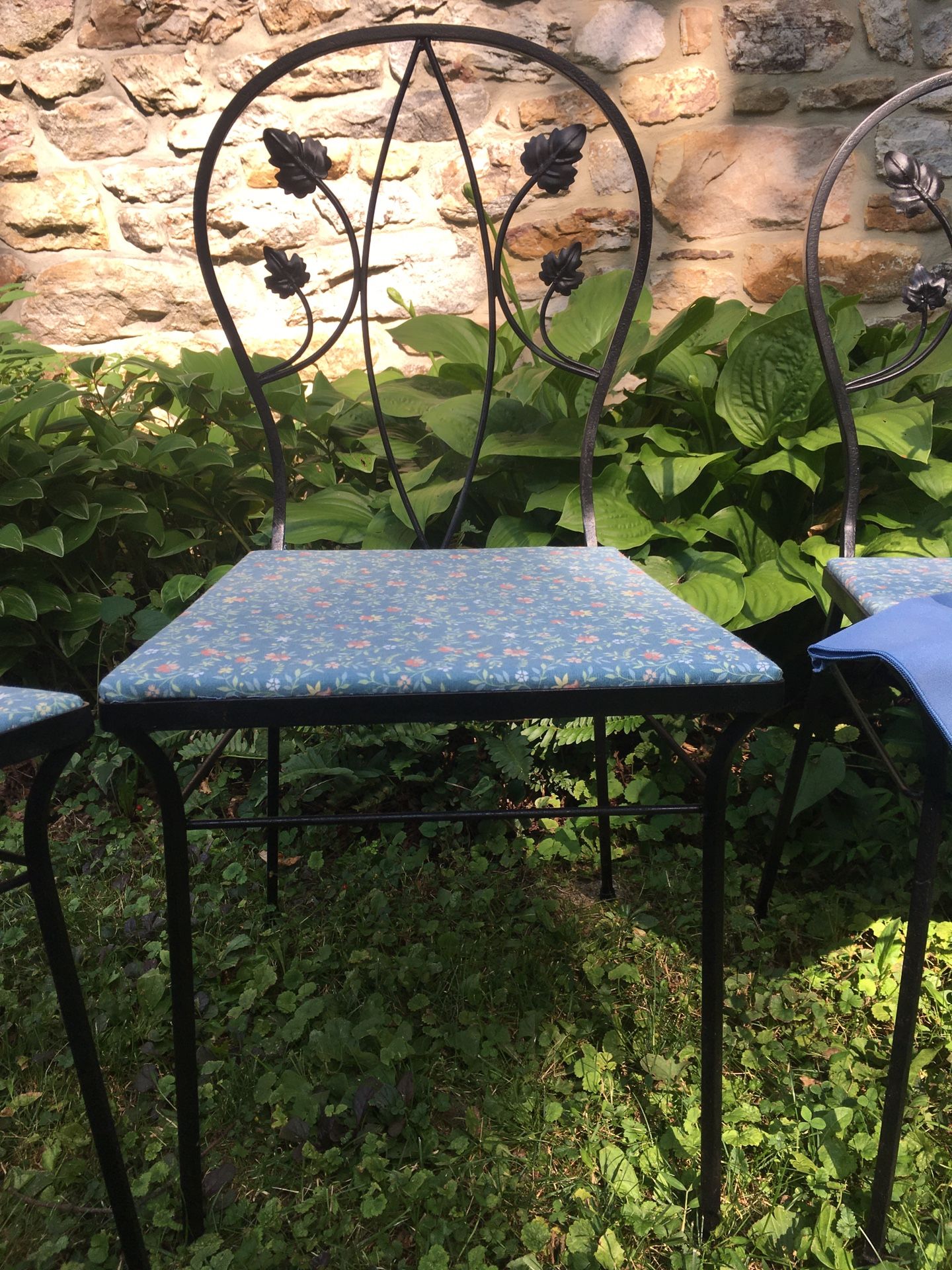 6 Vintage Patio Dining Chairs
