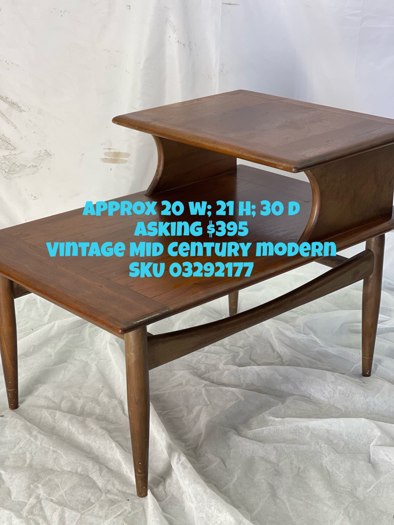 Vintage Mid Century Modern Table Stand Seattle 