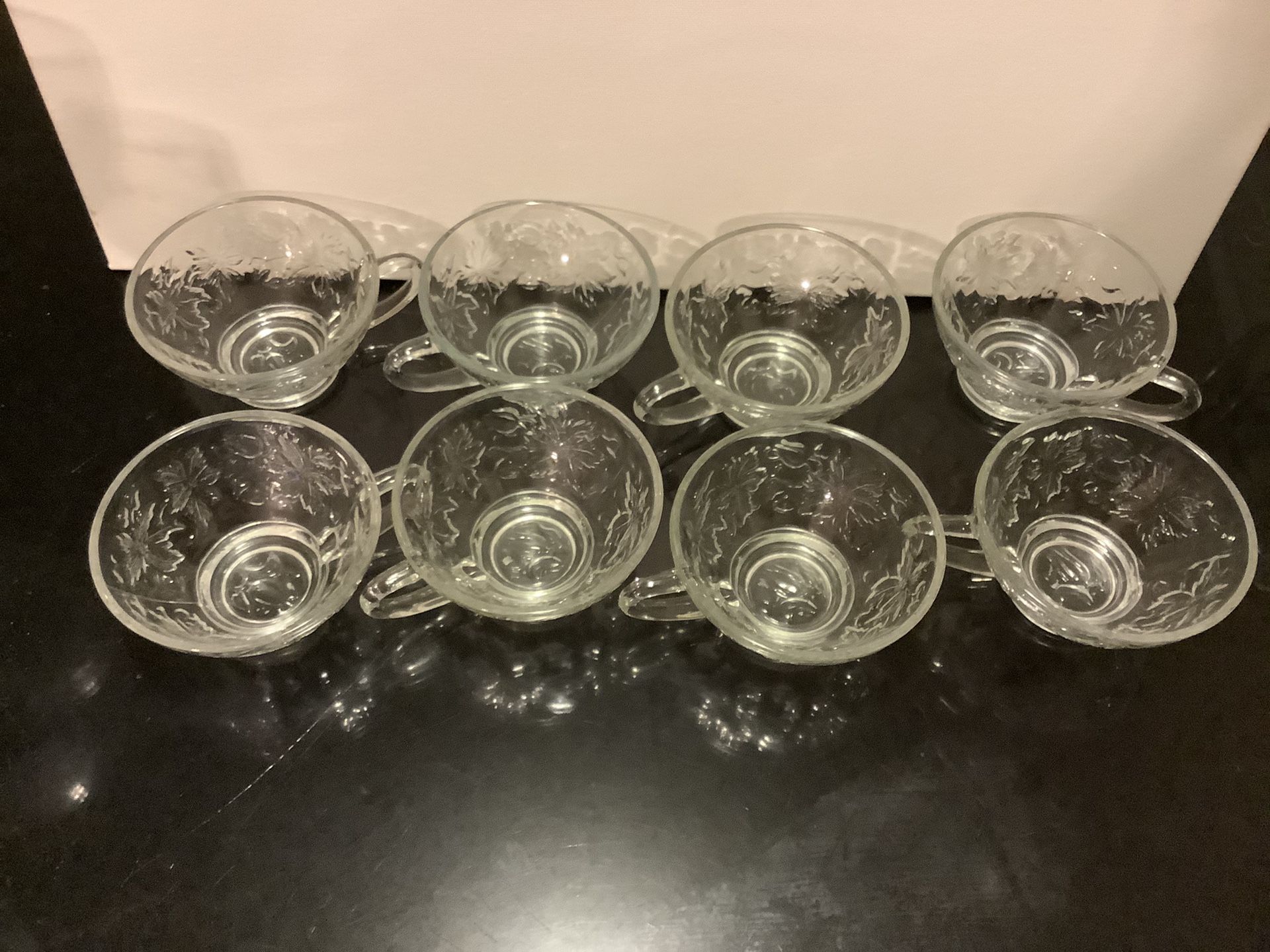 Princess house Fantasia tea cups