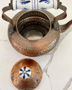 Hammered Copper Tea Kettle  Thumbnail