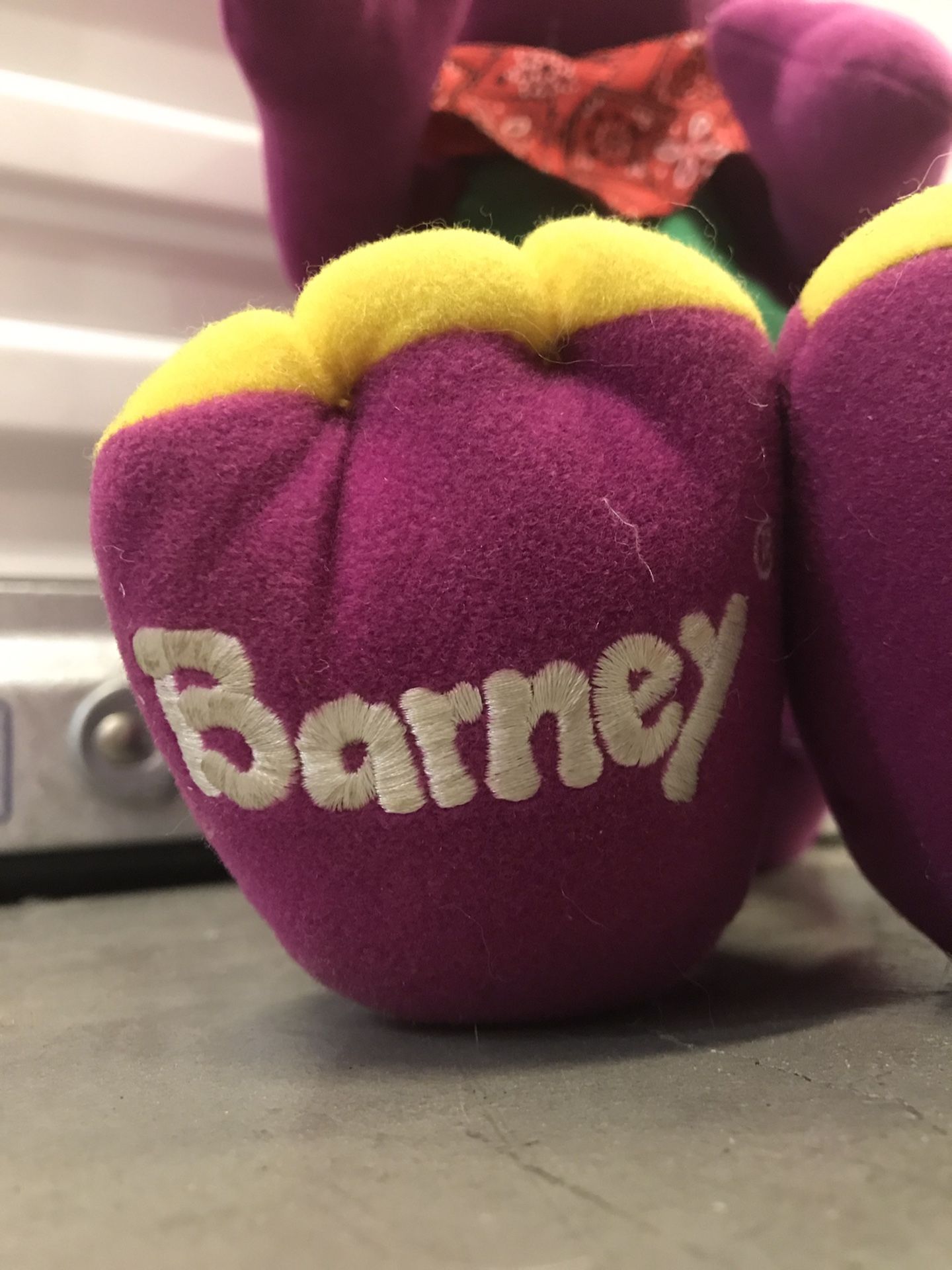 barney plush stuffed animal! so cute and cuddly
