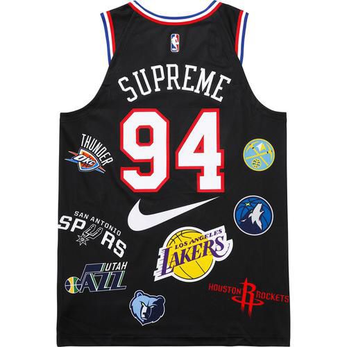Supreme Nike NBA jersey black SS18