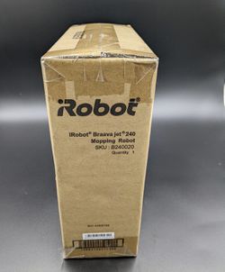 Irobot braava jet 240 mopping robot + extra wet mop pads Thumbnail