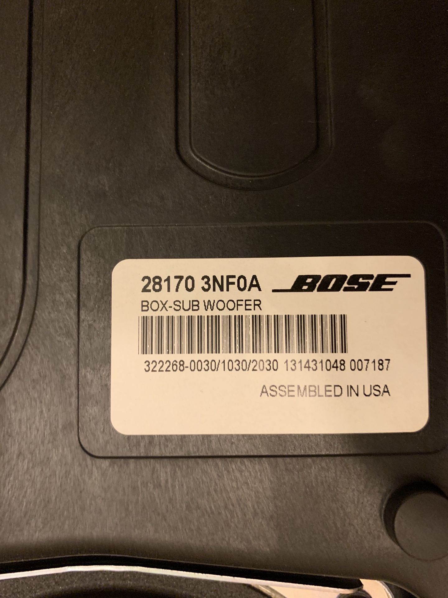 BOSE SPEAKER