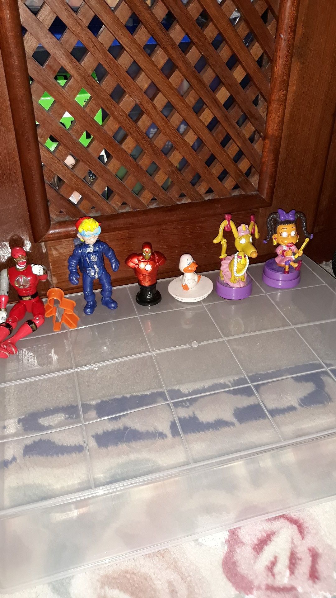 Power Ranger Burger King Boy Iron Man Duck Stamps Two Rugrats Stamps and small Cook Cutter