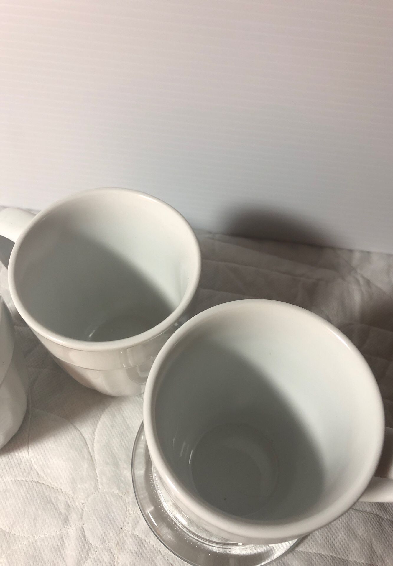 6 CorningWare French White Tableware Mugs