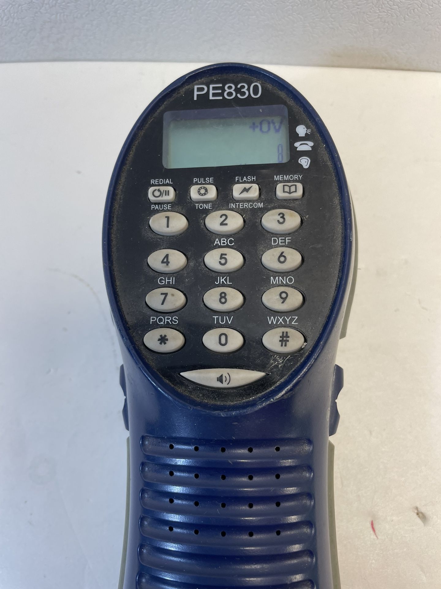 Tempo Textron PE830 Lineman's Handset Telephone Phone Line Tester - Tested