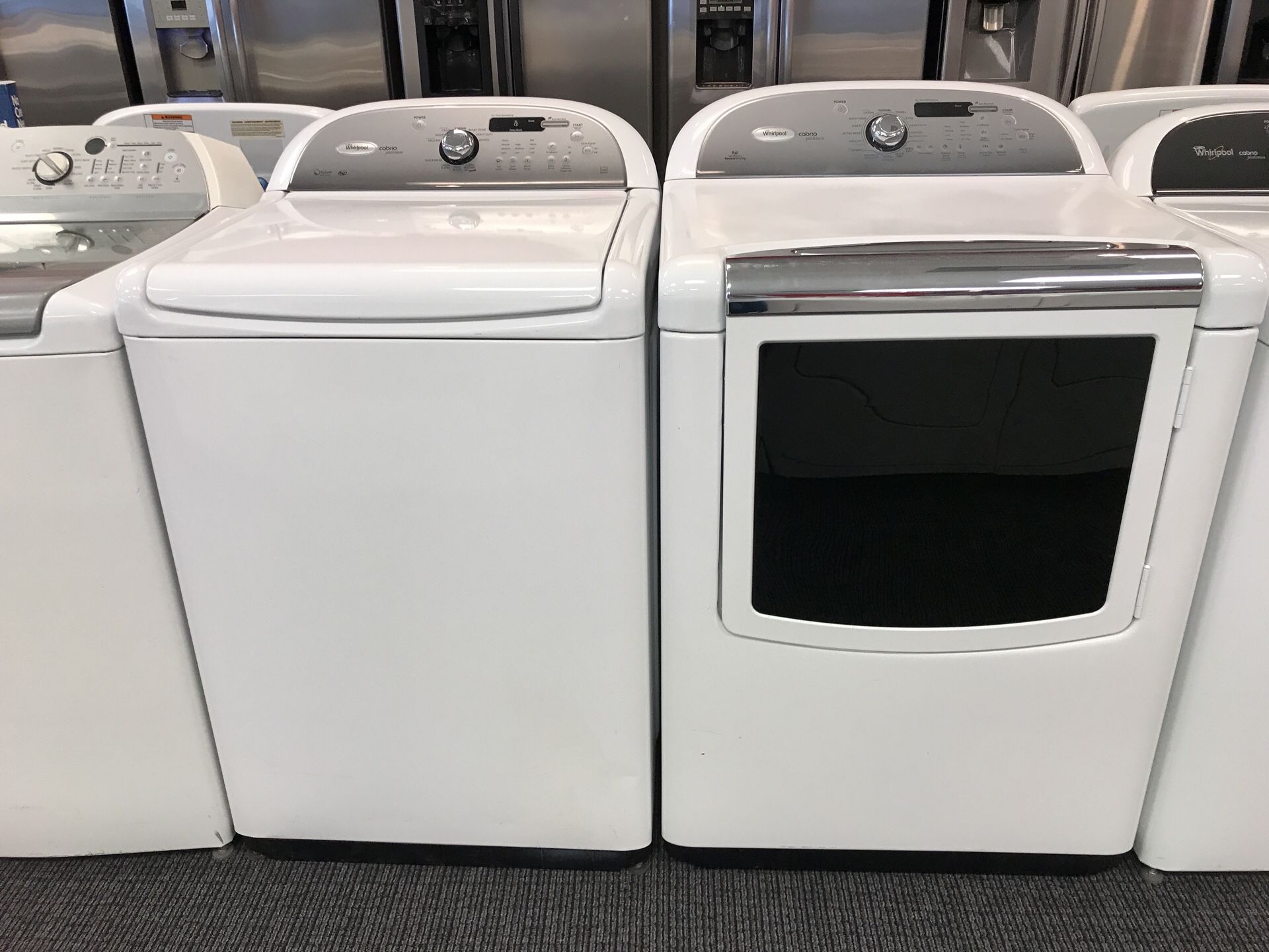 Whirlpool Cabrio Platinum Washer and Dryer Set for Sale in Orlando, FL
