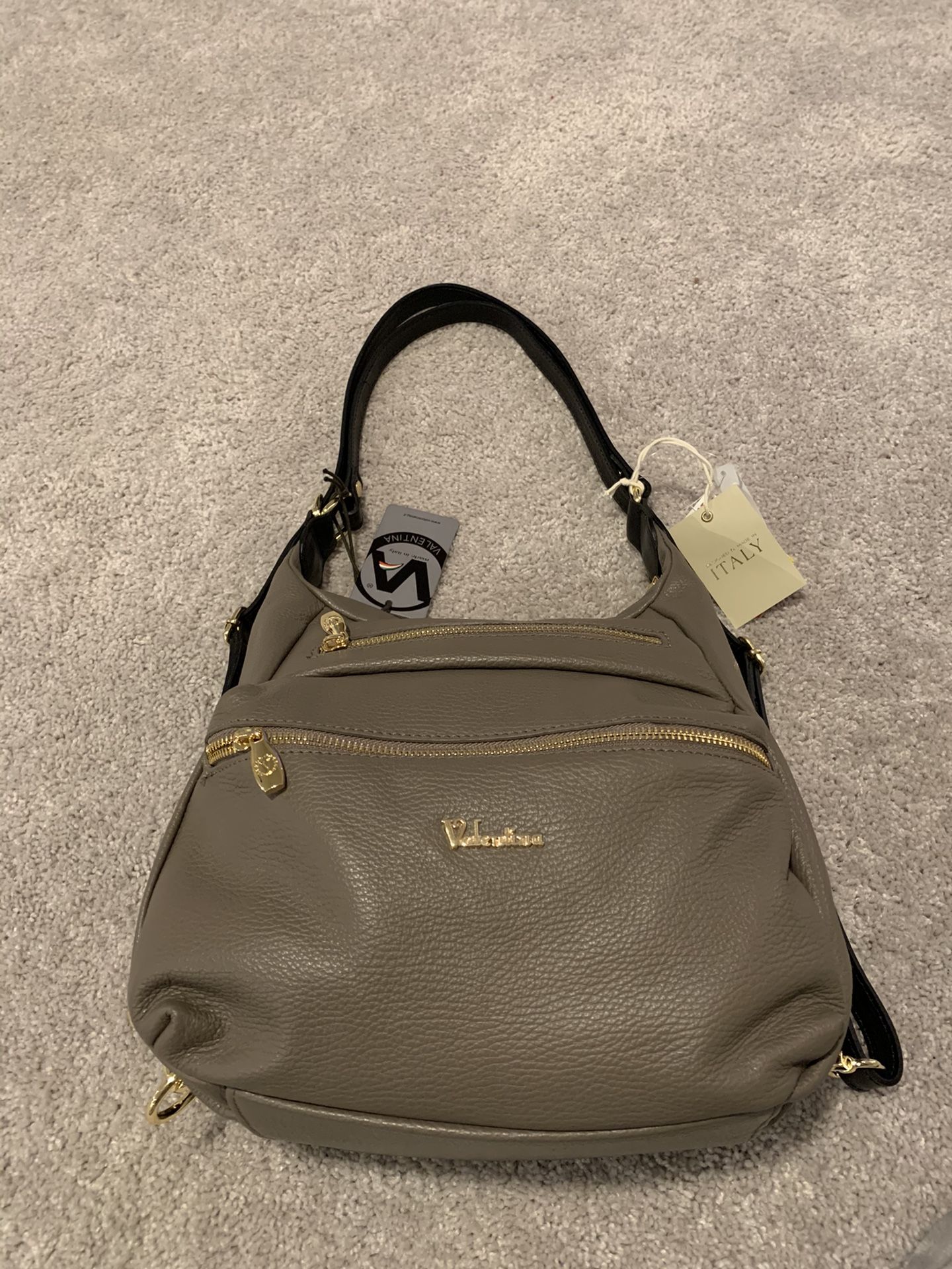 VALENTINA LEATHER BAG /BACKPACK - Brand New with Tags