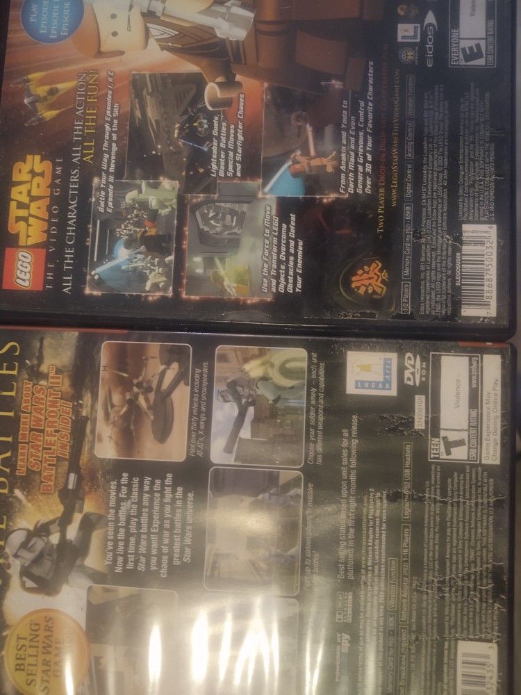 PS2 Star Wars Lot