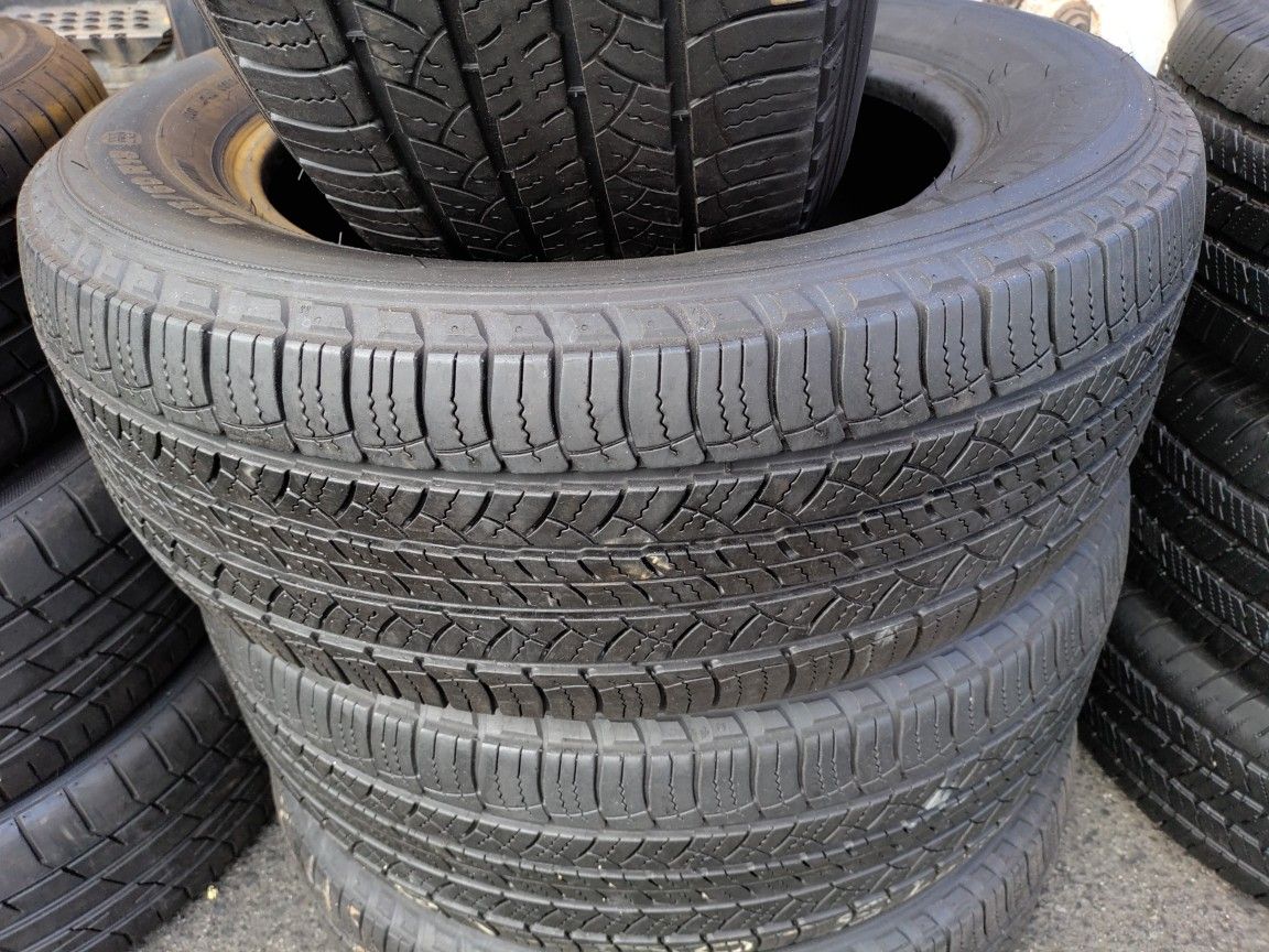MICHELIN Tire Size 245-60-18 WOWZERS ALL 4 FOR THE PRICE OF 1 ** PRICE INCLUDES INSTALLATION**