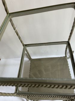 Three - Level Metal/Glass Decorative counter Shelf Thumbnail