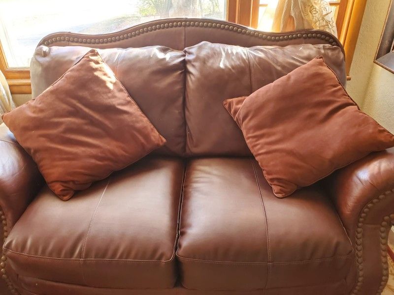Leather Sofa Set