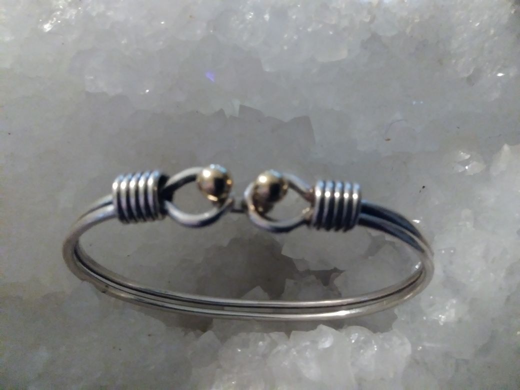 Tiffany & Co. bangle bracelet 925 silver 750 gold