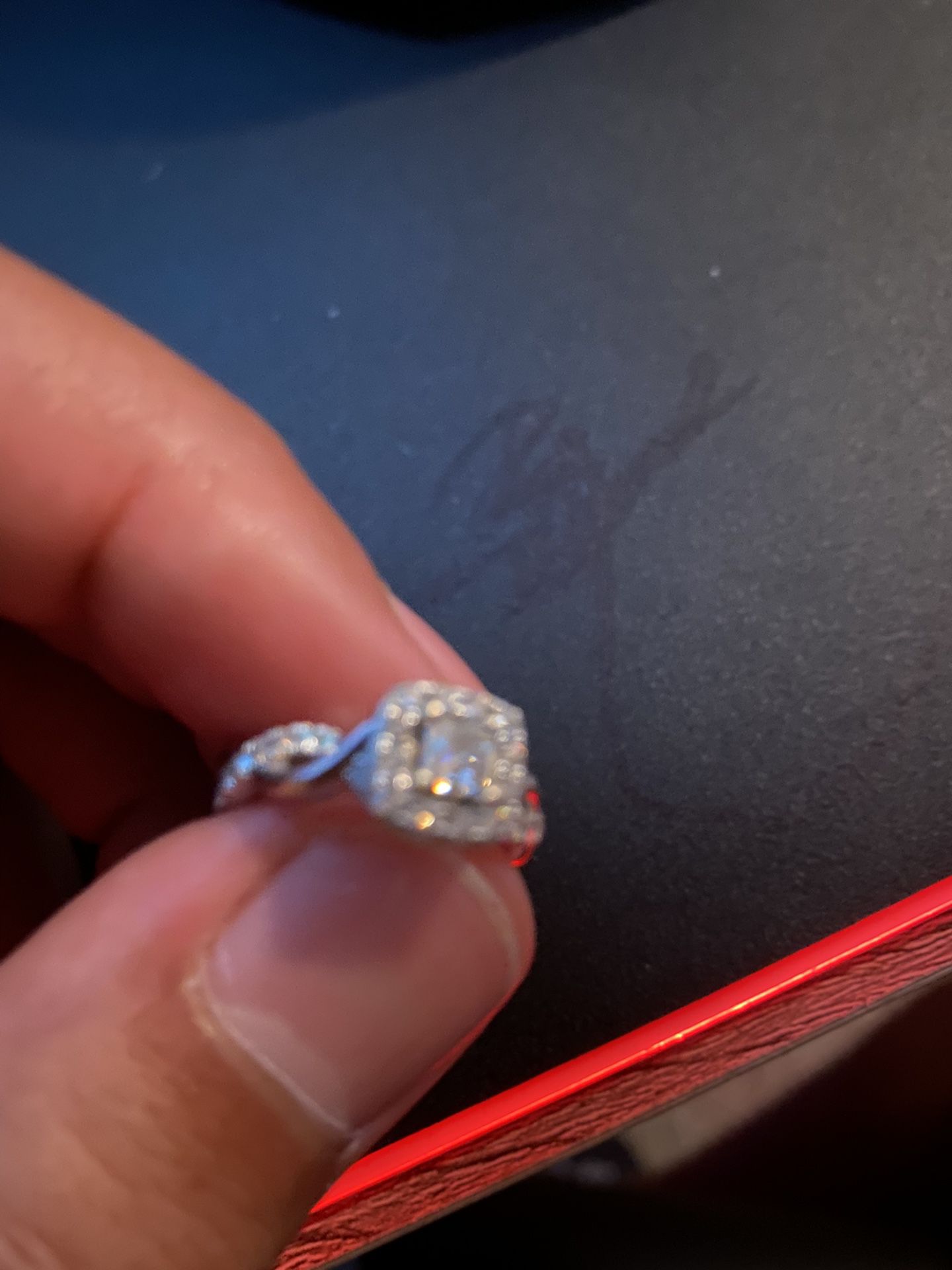 Leo Princess Engagement Ring