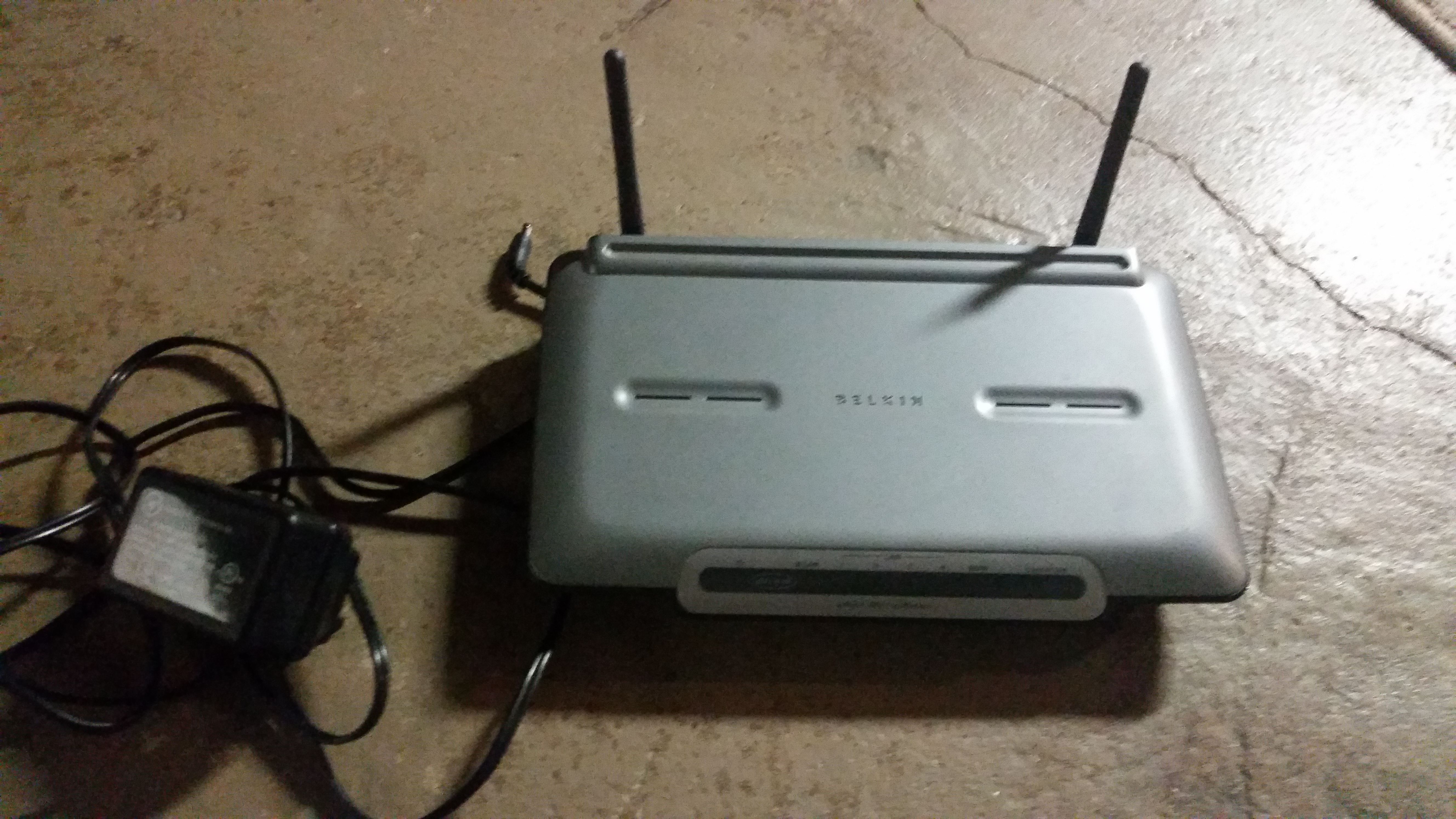 Belkin 54g wireless Internet wifi router