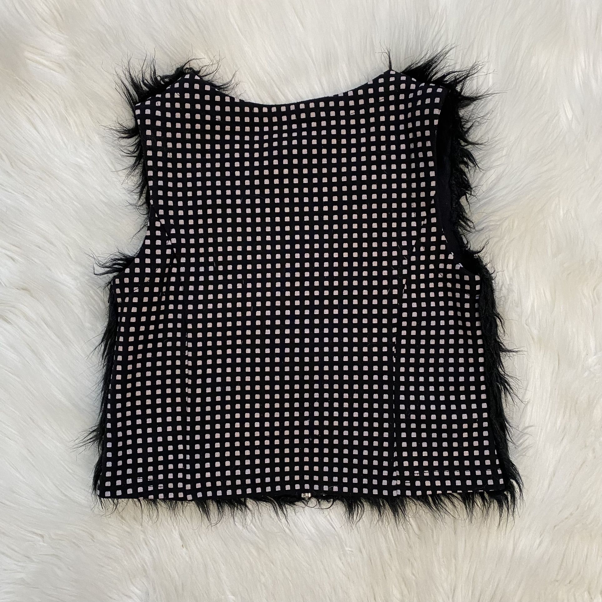 Deux Par Deux Girls Fur Vest Size 5