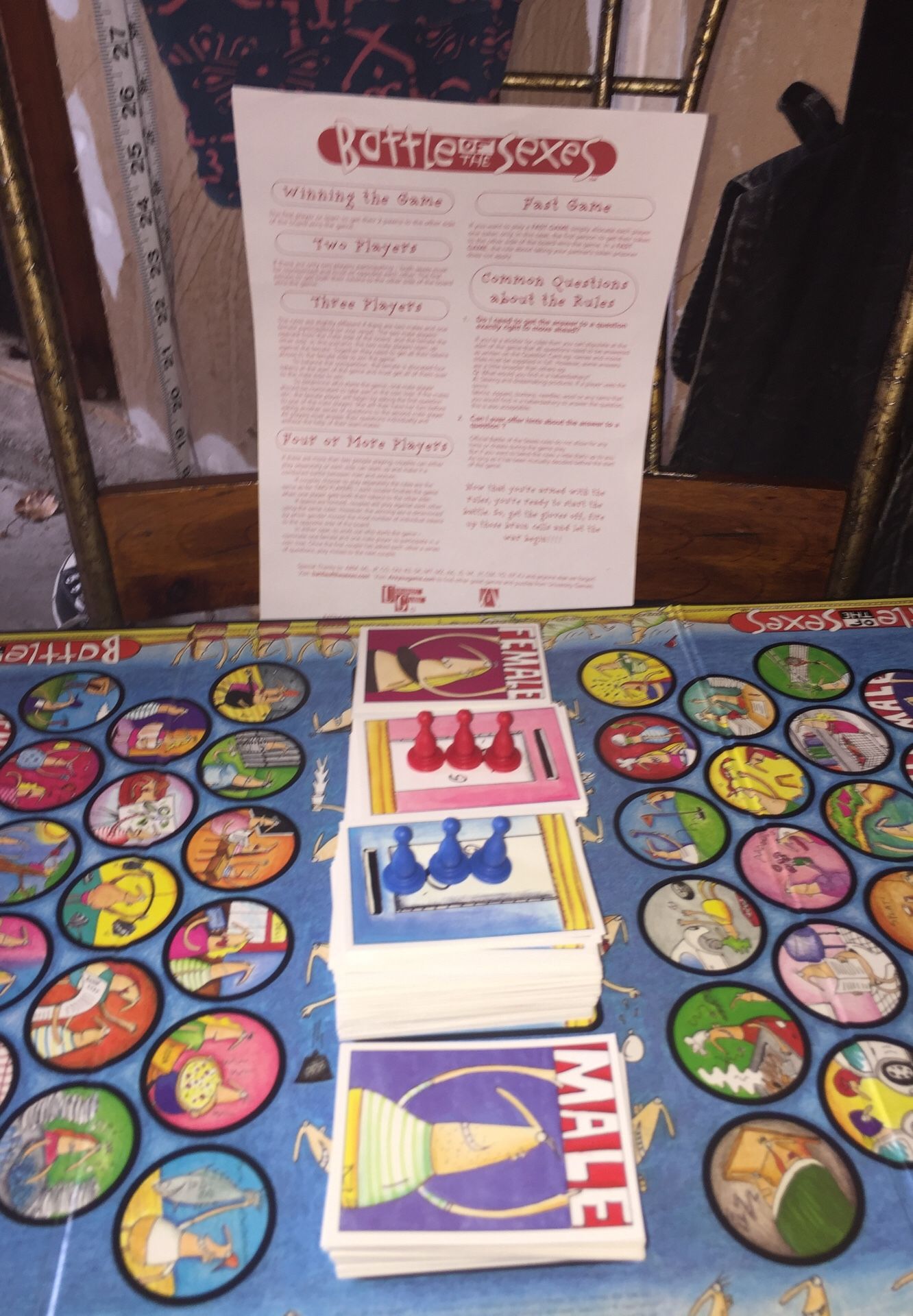 Battle of the Sexes board game