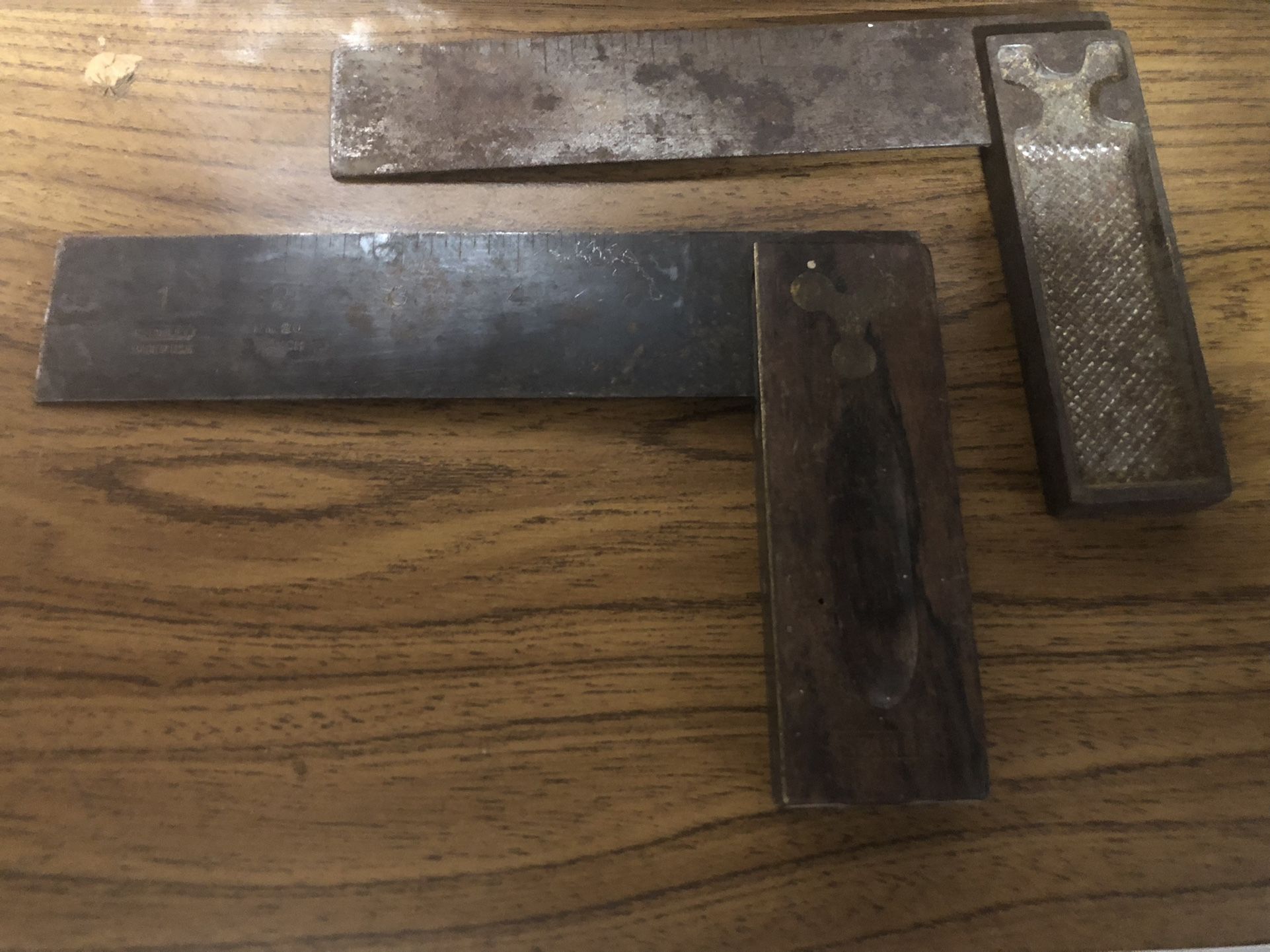 Pair Of Vintage Stanley Squares
