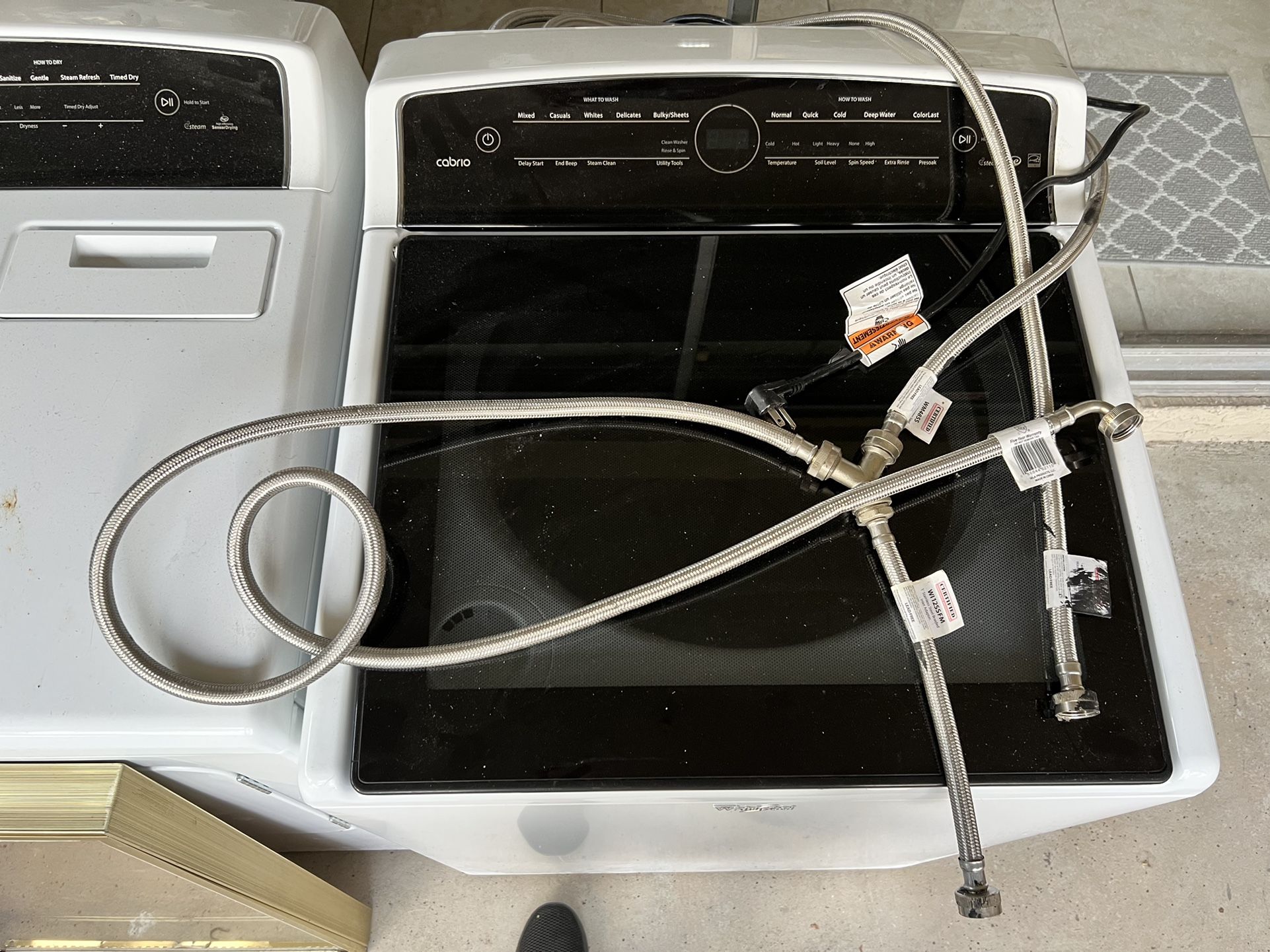 Whirlpool Cabrio Washer & Dryer Matching Set W/Steam
