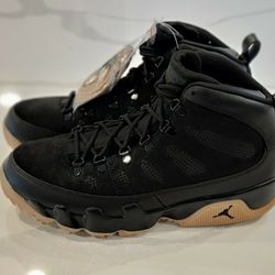 Air Jordan 9 Boot NRG. Black And Gum Men's 10 Thumbnail