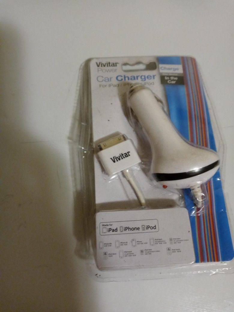 Vivitar Car Charger For ipad/iphone/i Pod
