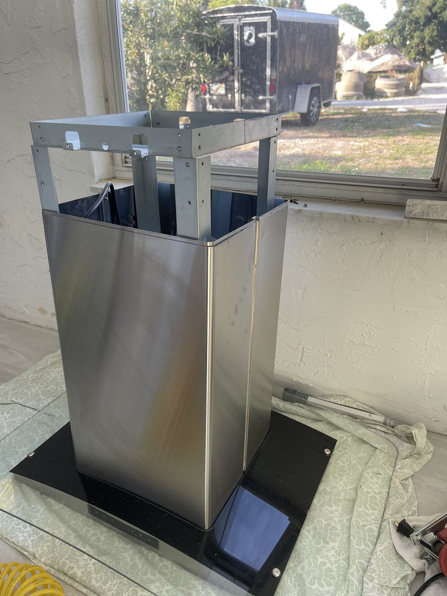 Stove $250, Sink $100, Hood Fan $200