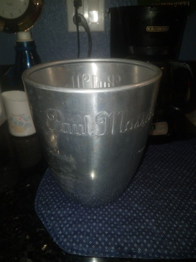 2 Vintage Paul Masson Ice Buckets-1 With Lid