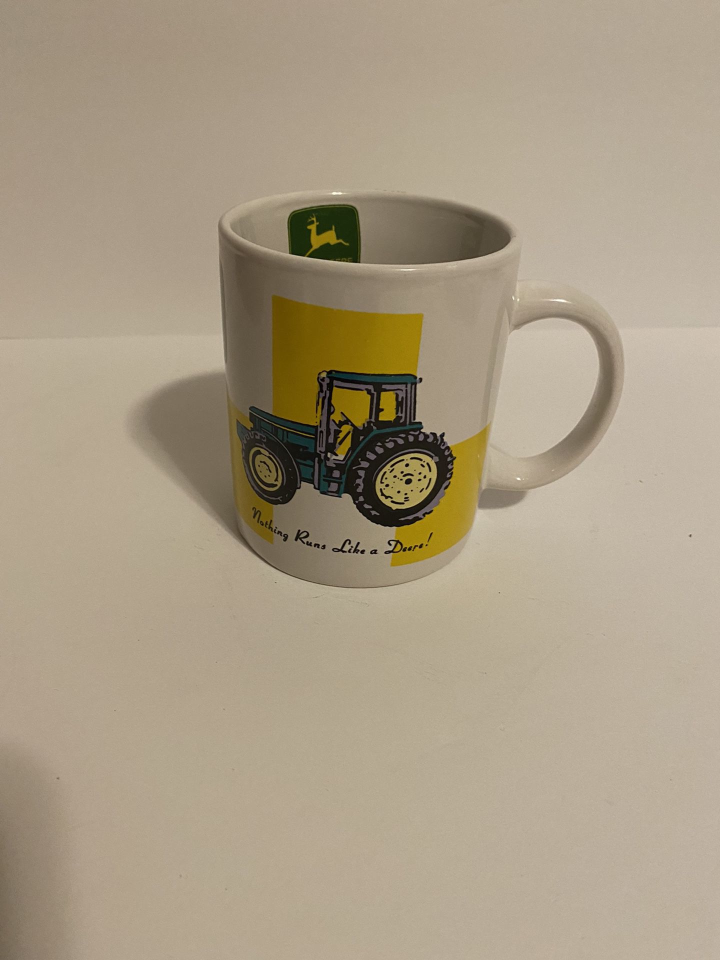 John Deere Tractor Coffee Mug 9 Floz Cup By Gibson Nothing Runs Like a Deere