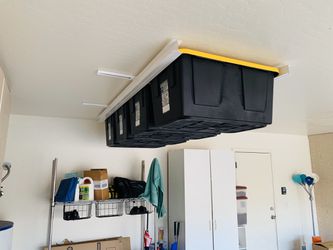 Garage Ceiling Storage Racks - Wall shelves, Tote Slide, 1,000 lb Rack Thumbnail