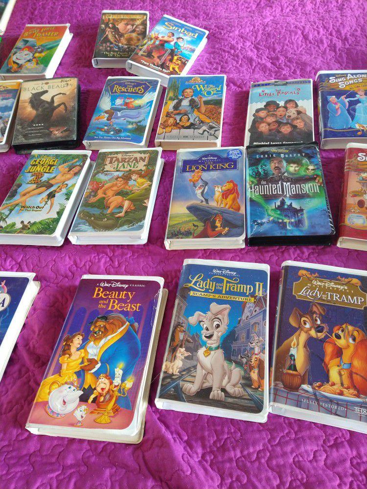 All Disney VHS Tapes Take$25 All