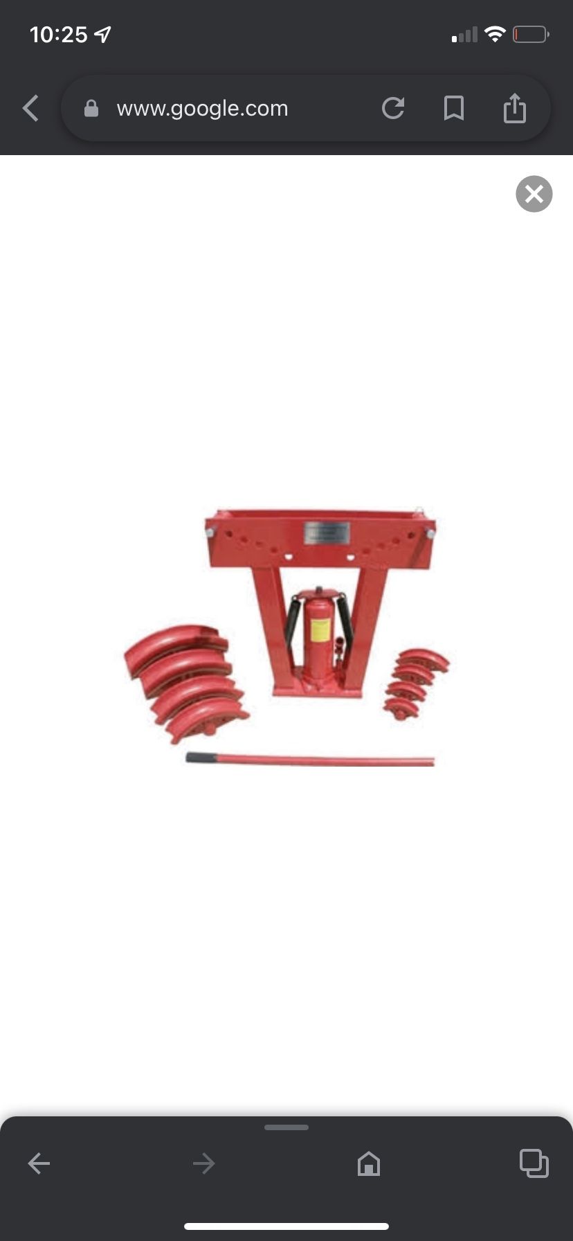 Vevor 16 Ton Hydraulic Pipe Bender