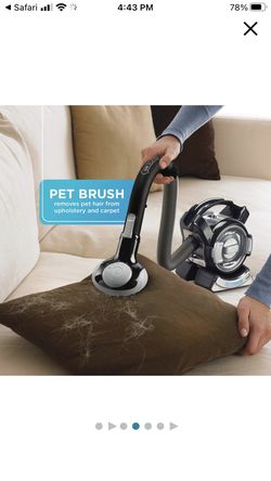 BLACK+DECKER 20V Max Flex Handheld Vacuum with Pet Hair Brush, Cordless, Grey (BDH2020FL) Thumbnail