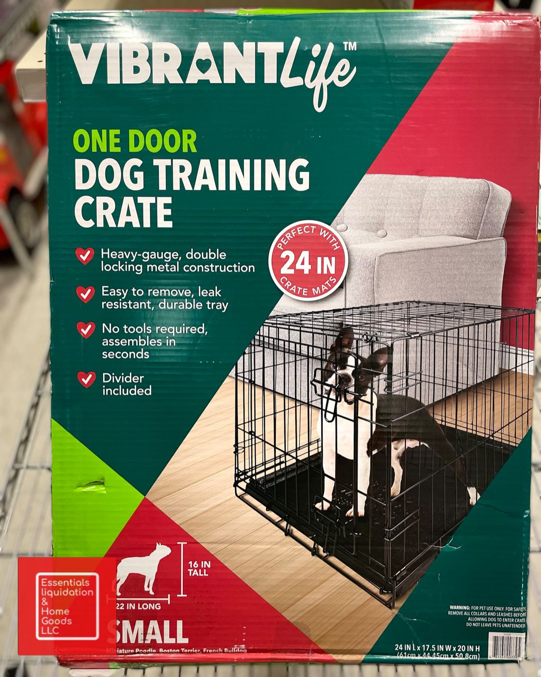 VibrantLife Dog Training Crate