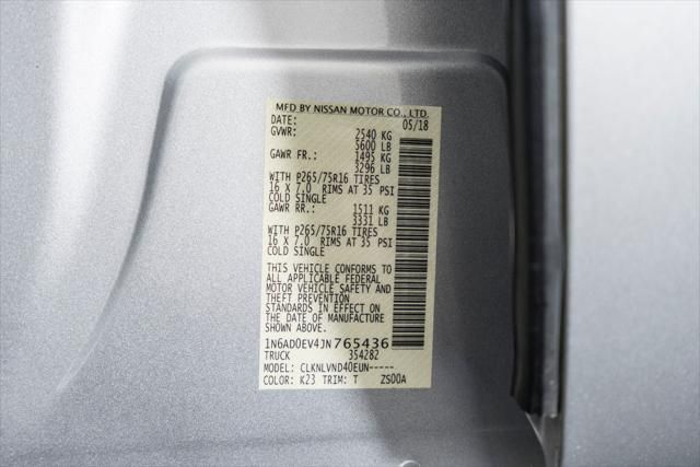 2018 Nissan Frontier