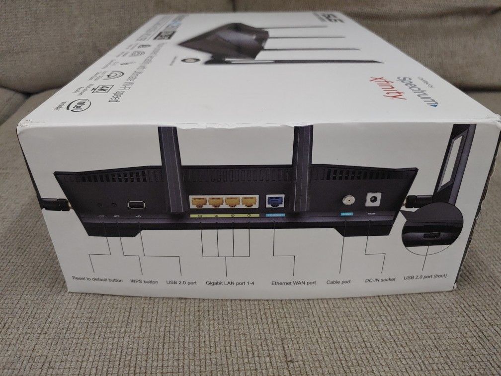 ASUS AC2600 DOCSIS 3.0 Wireless Cable Modem / Router - Xfinity / Comcast / Spectrum / Etc! (NEW OPEN BOX!) CM-32 MSRP $249