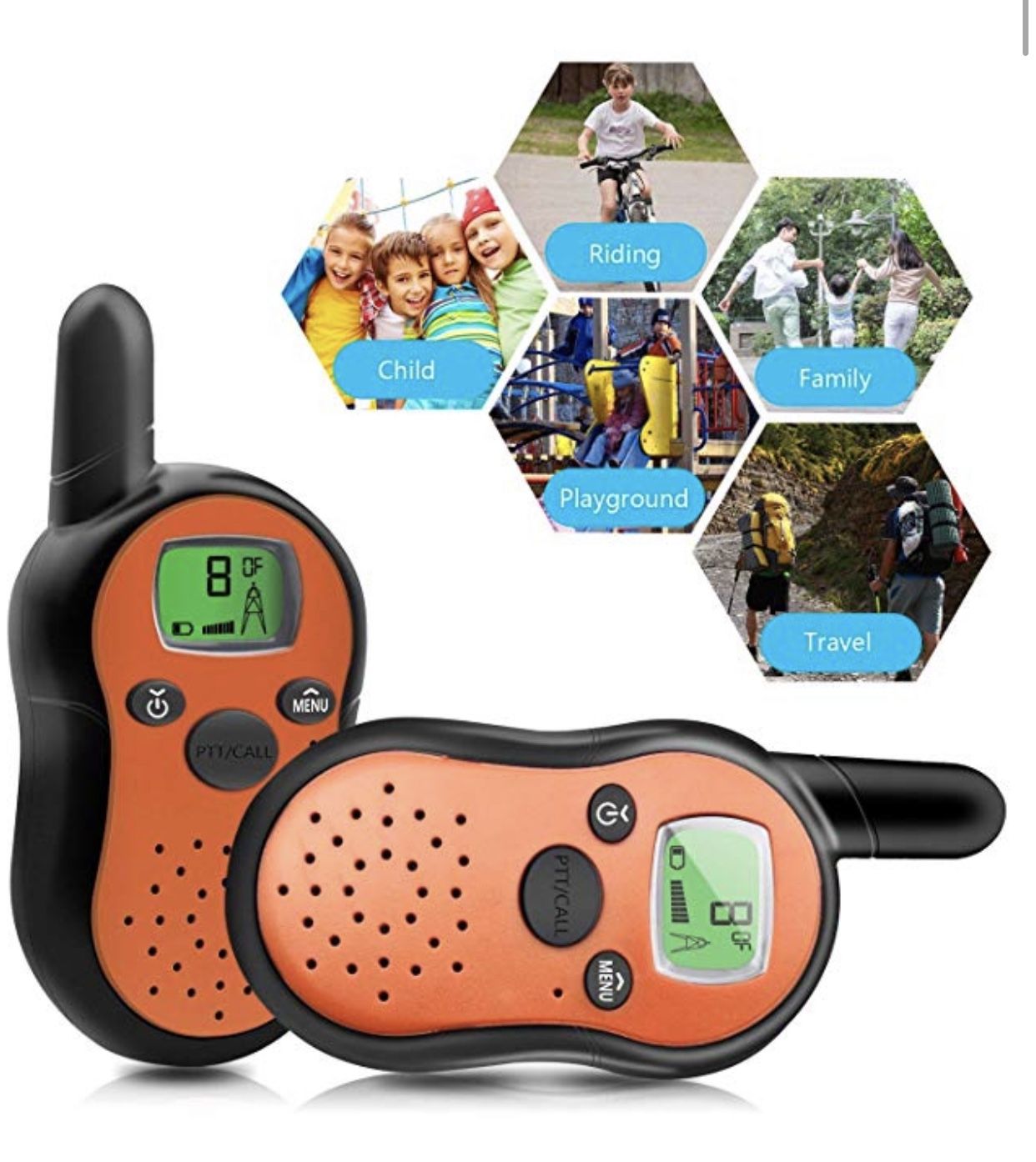 Walkie Talkies for Kids Toddlers Two Way Radios Toy Voice Activated