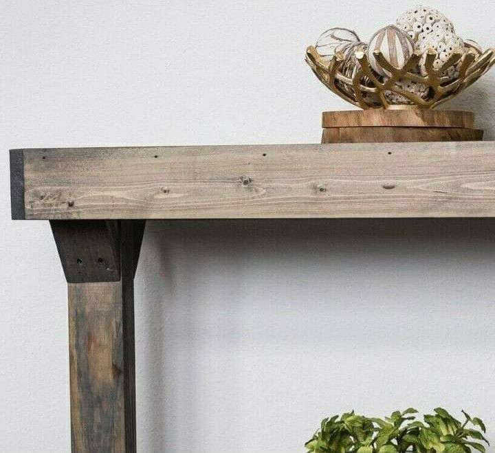 Rustic Console Accent Hallway Table