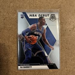 R.J. Barrett Mosaic “NBA Debut” Rookie Card Thumbnail