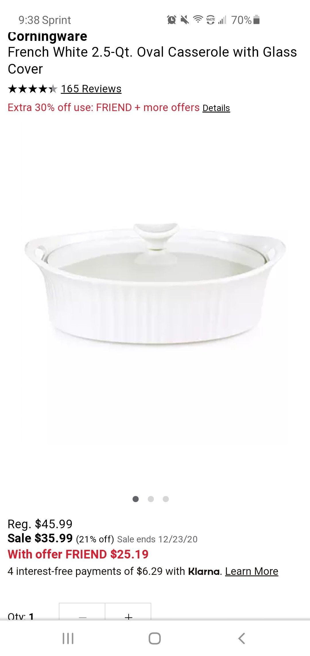 Pyrex baking dishes