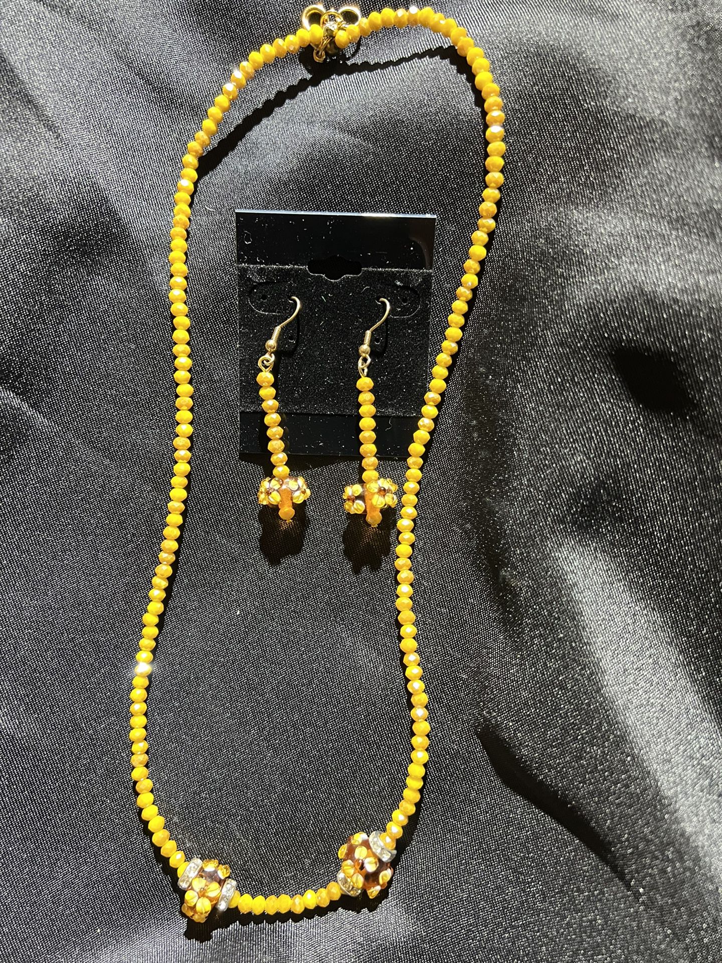 Handmaid Precious Yellow Real Stone Beads 