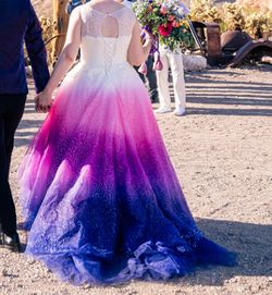 Ombre Dyed Wedding Dress  Thumbnail