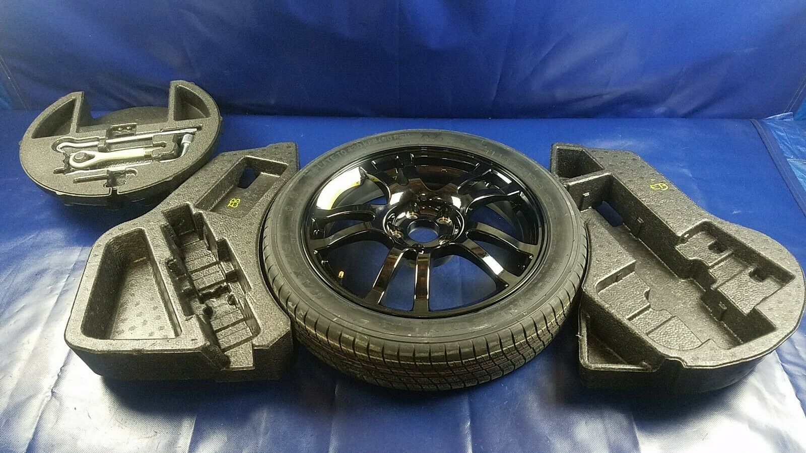 2015 INFINITI Q50 SPARE TIRE WHEEL W/ TOOL KIT SET & TRUNK FOAM STORAGE ...