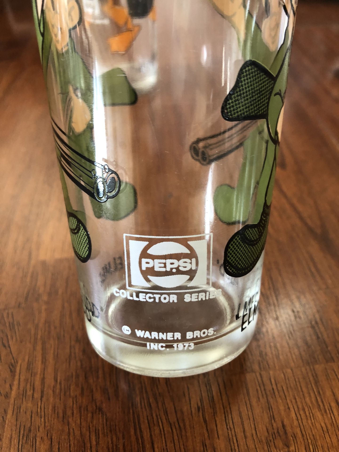 Elmer Fudd Warner Bros Pepsi 1973 vintage glass