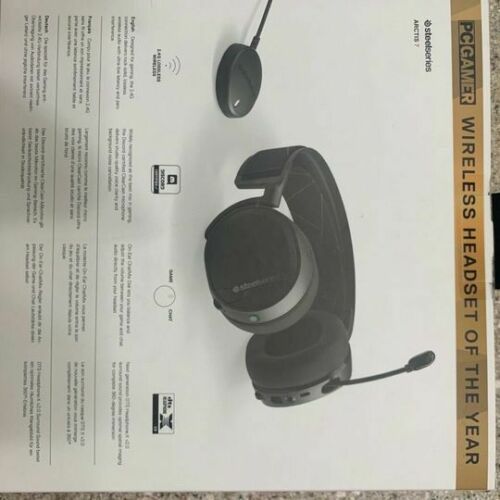 SteelSeries Arctis 7 Wireless DTS Black Gaming Headset for PC and PlayStation