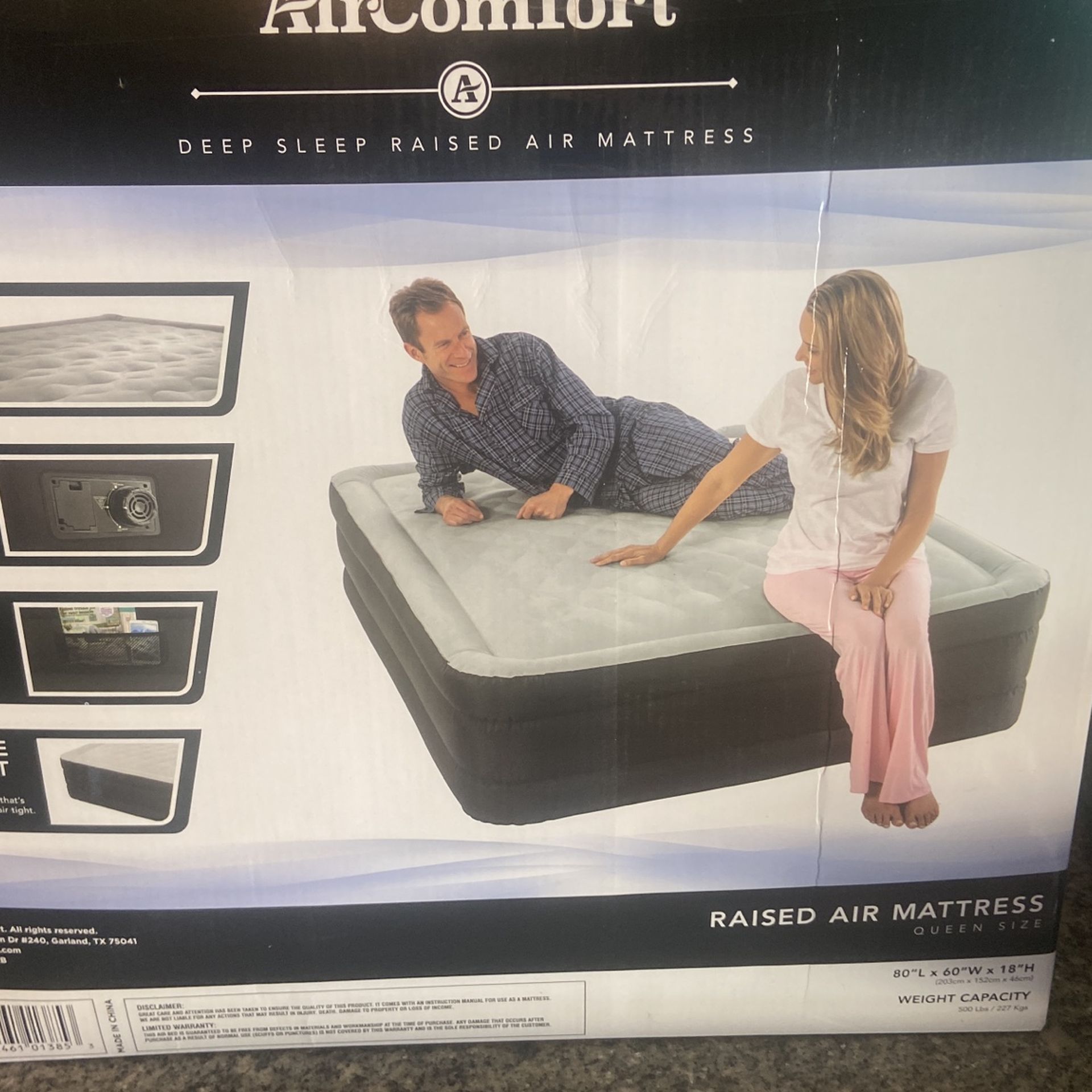 Raised Air Mattress queen size brand new still in the box