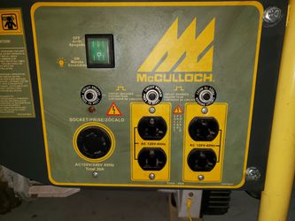 McCulloch 5700 watt Generator Thumbnail