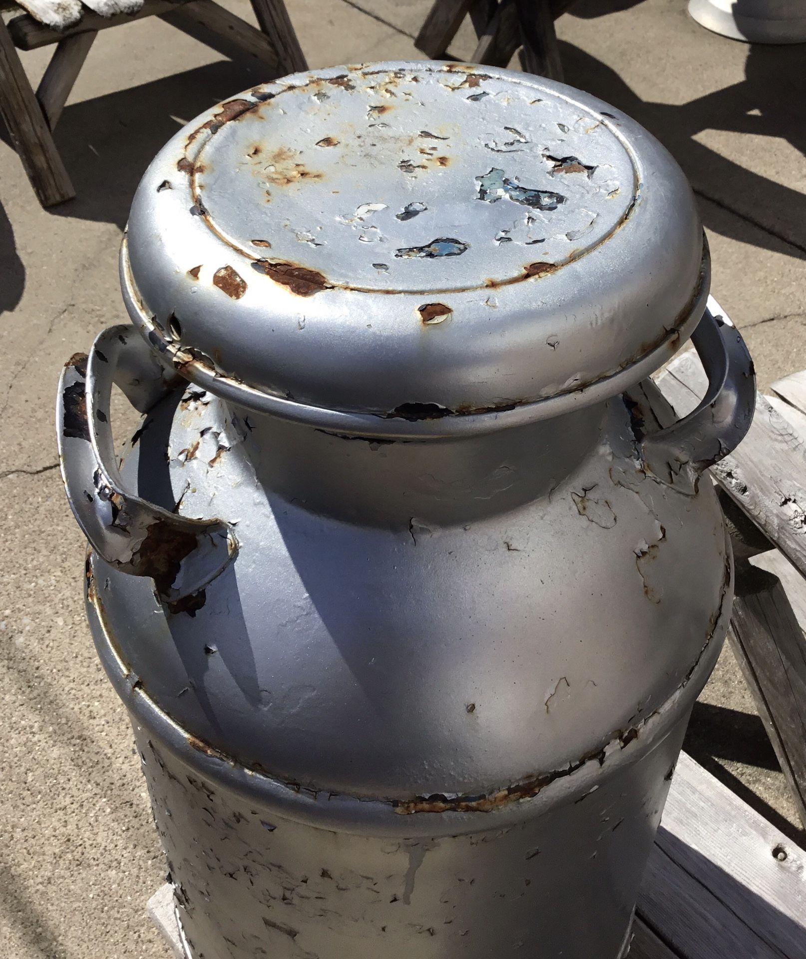 5 Gallon Vintage Milk Container